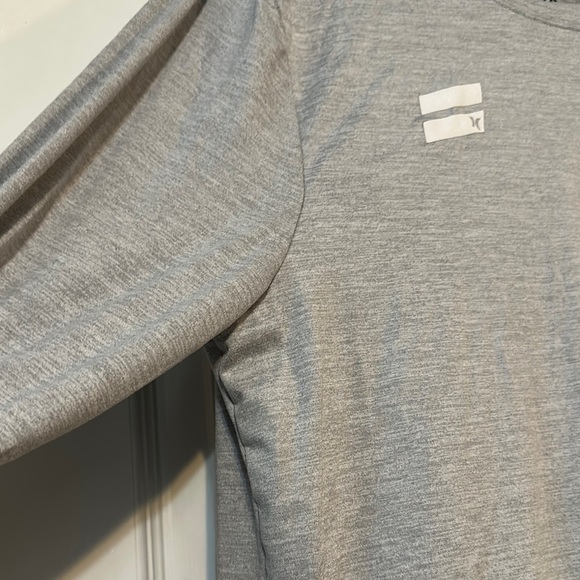 Hurley Gray Long Sleeve Tee with Crew Neck - Picture 6 of 8
